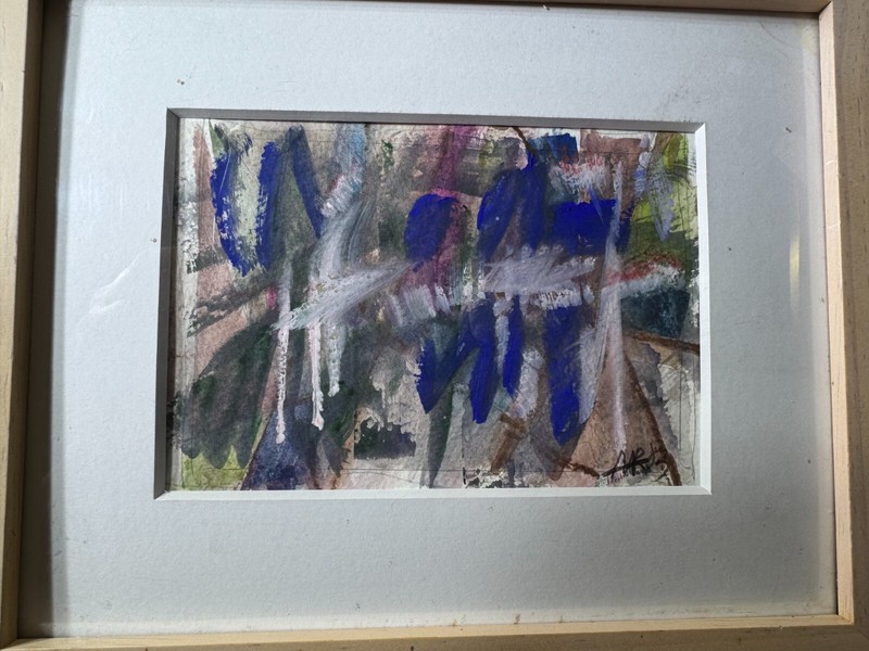 Angela Reed Breese "I can See Clearly Now" Acrylic/Mixed Media Painting -Framed gallery