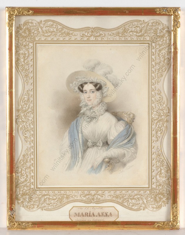 Johann Nepomuk Ender (1793-1854) «Maria Anna Carolina of Austria», 1831/32