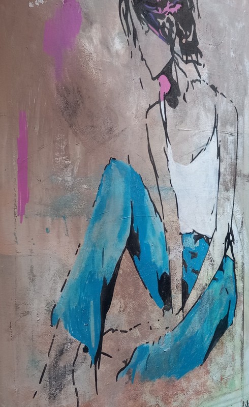 Original painting unique signed abstract modern art painting picture street art gallery