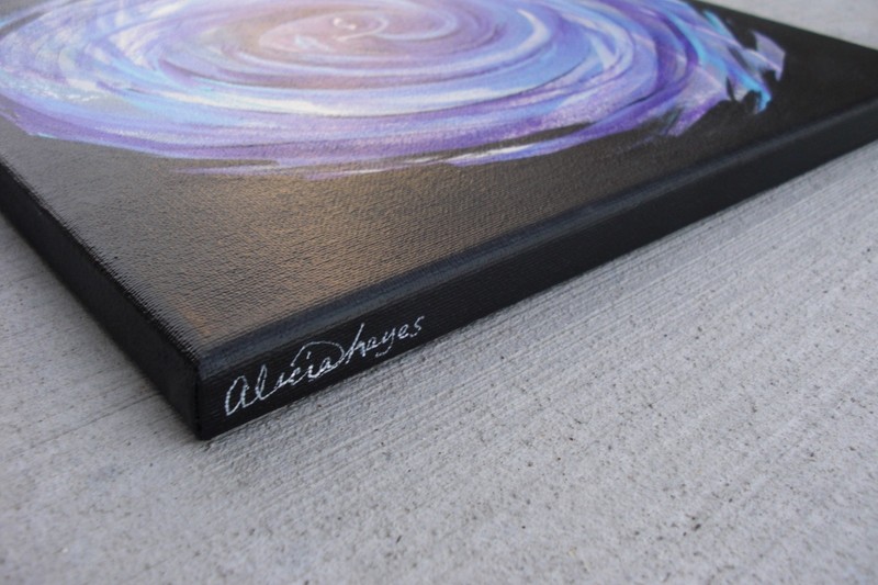 Window to the Soul - Original Painting Acrylic Small Art Galaxy Dream gallery
