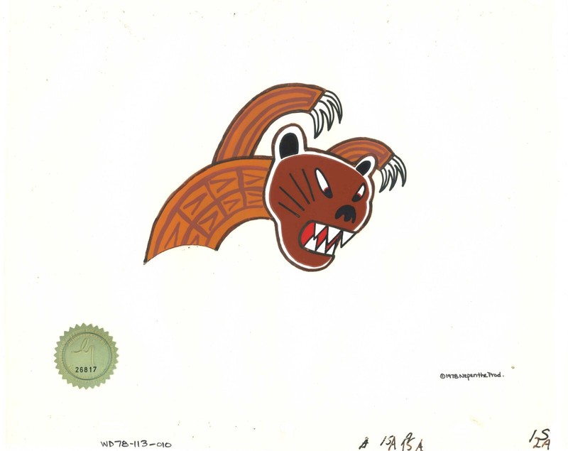Watership Down El-ahrairah Opening Fable 1978 production animation cel 113-010