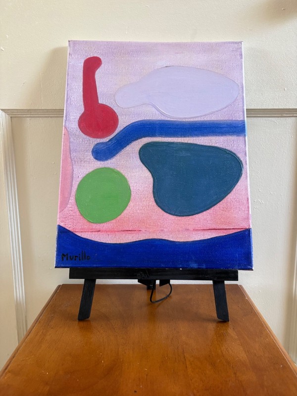Original Murillo Painting, «Good News» (2025), 11×14″, Oil on Canvas, Signed