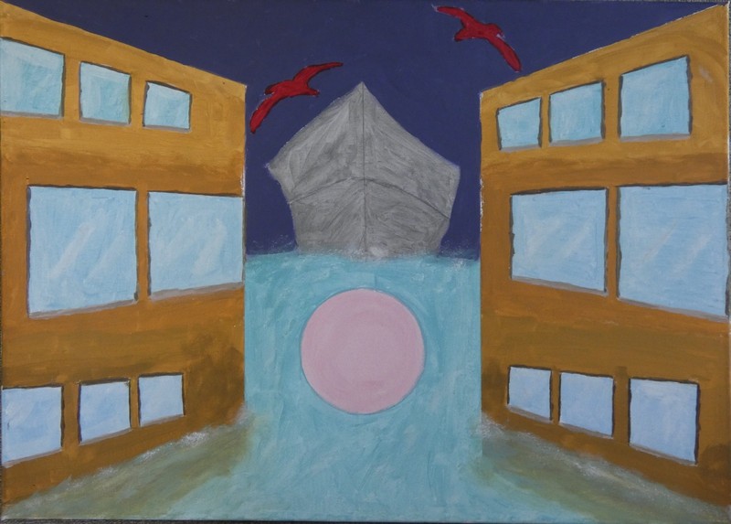 «Basic Idea» – – 50 x 70 cm – 2026 – OOAK