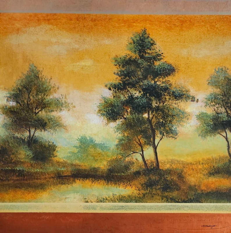 Joel David Holsinger Early Afternoon Original Painting HAND SIGNED nature art