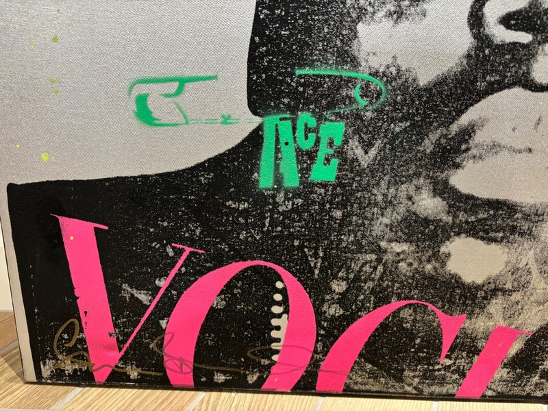 Shane Bowden canvas Vogue Biggie art 37 in square gallery