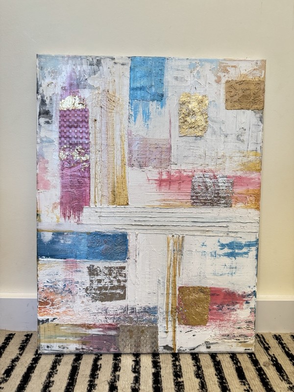 Original Abstract Canvas Painting | Modern Wall Art | Textured Acrylic Artwork