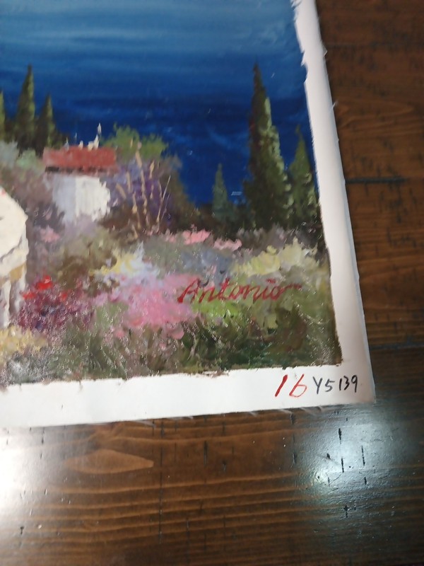 Antonio Di Viccaro Original Oil Painting DiViccaro 36" x 24" Y5139 gallery