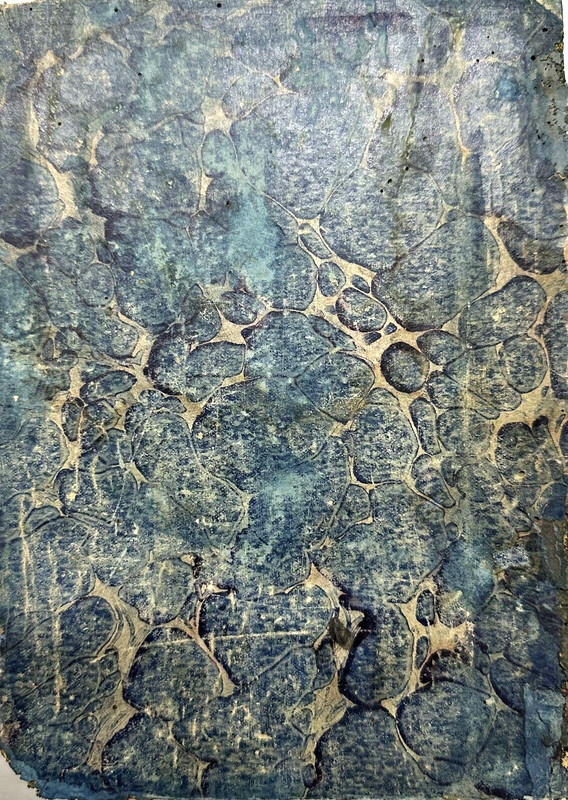 Tranquil Harmony - Flower and Deer Animal Handmade Painting on antique Paper gallery