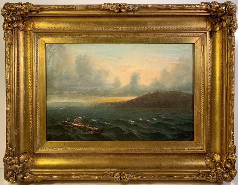 Listed Artist Mauritz Frederick De Haas (1832-1895) Signed Oil Painting w/ Prov.