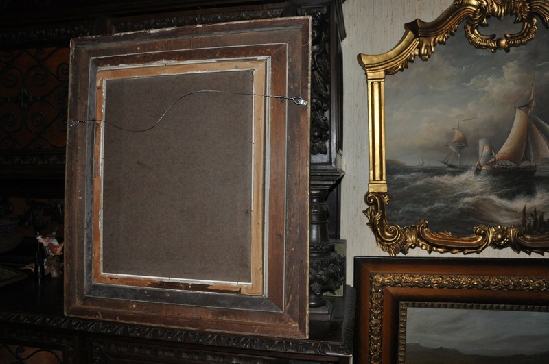 outstanding old Allegorical Portrait by Artist Moretti very fine Art gallery