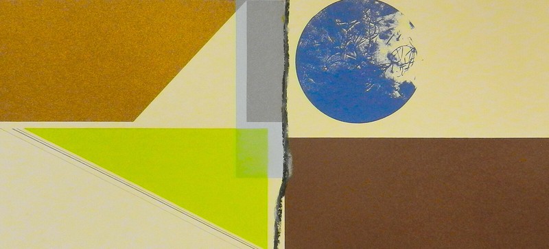 JANIS KEANE DORGAN » BLUEGRASS COMPOSITION » MID CENTURY NUMBERED PRINT