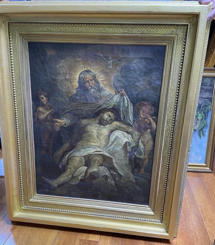 Peter Paul Rubens (La Sainte Trinité, The Holy Trinity), Oil Painting Reprod.