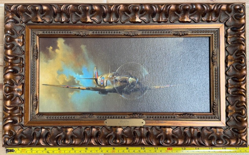 Barrie Clark Spitfire w COA; 1 v. minor imperfection, otherwise excellent cond!