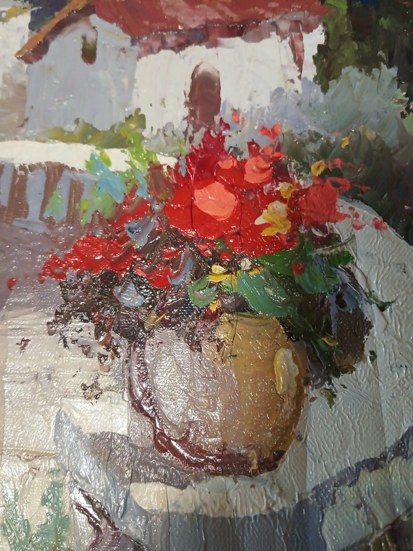 Antonio Di Viccaro Original Oil Painting DiViccaro 36" x 24" Y5139 gallery