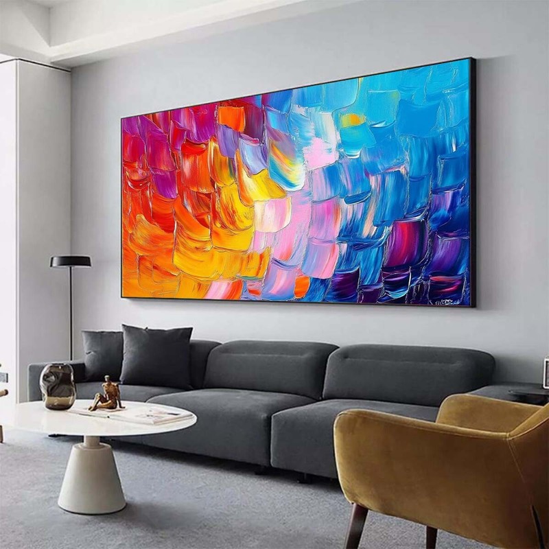 3D Hand Painted Abstract Wall Art Oil Painting On Canvas Home Decoration XhBB162