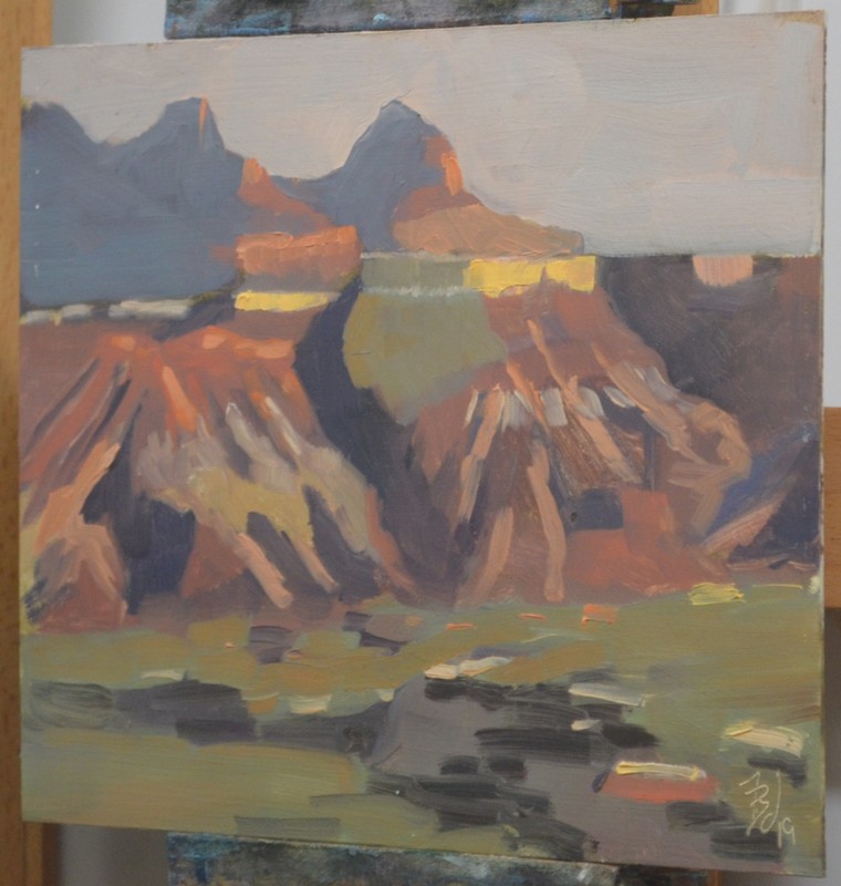 Original Impressionistic Fine Art Oil Painting 8x10 Contemporary gallery