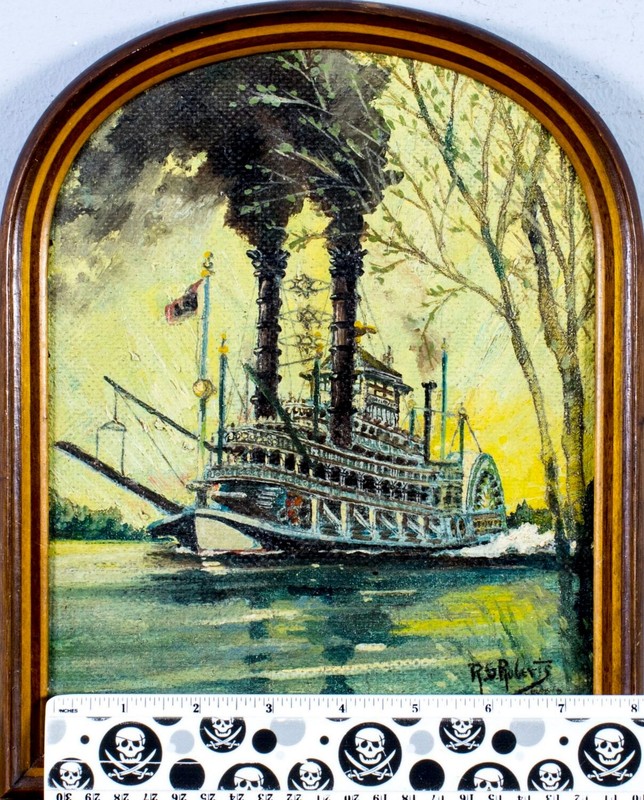 R G Roberts (US,early 20C) oil painting antique 123674 gallery