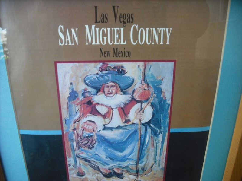 New Mexico painting Santo Nino de Atocha painting was cover art 1994-95 gallery