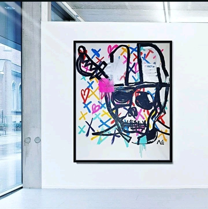 NFL MANUEL MANÉ | “RAIDERS” | Signed | Unique 1/1 | 150×170cm SHIPS ROLLED