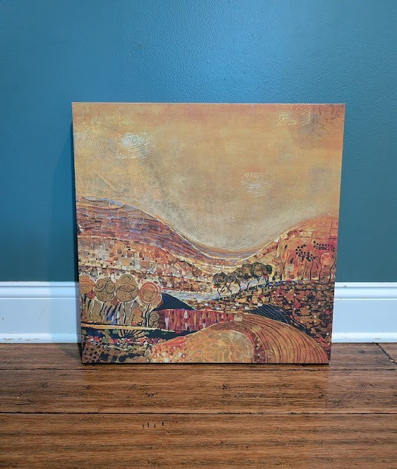 Kemp » Jeweled Fields» Artwork On Canvas