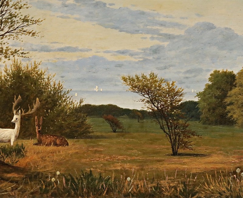 Alexander Schmidt – Signed Oil on Canvas Landscape Painting, Framed OOAK gallery
