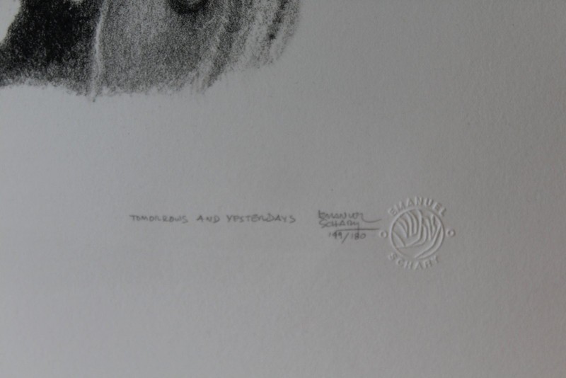 Tomorrows and Yesterdays by Emanuel Schary Lithograph 10 x 14 gallery