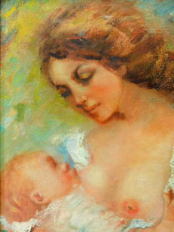 LISTED 20TH CENTURY BRAZILIAN IDA PRIAMI FINE ORIGINAL OIL PAINTING gallery