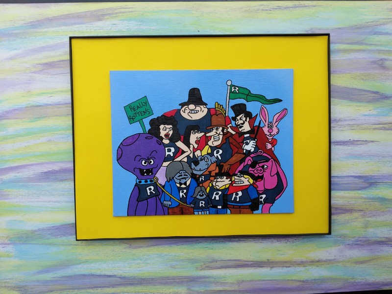 Memories of Saturday Morning Cartoons Acrylic Canvas Fan Art Paintings