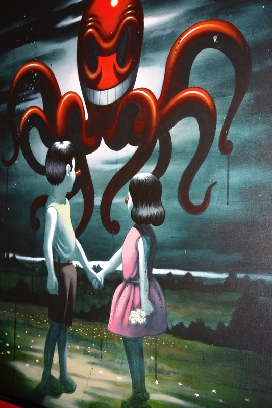 Victor Castillo original painting "When the Heavens Open…" gallery