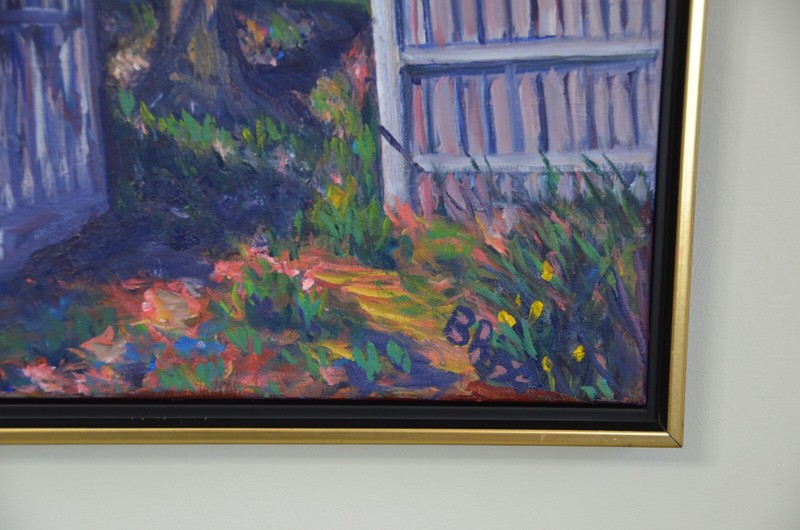 Beth Riso Original Fine Art Oil Painting - Haven Ct Spring - Hudson Valley Nyack gallery