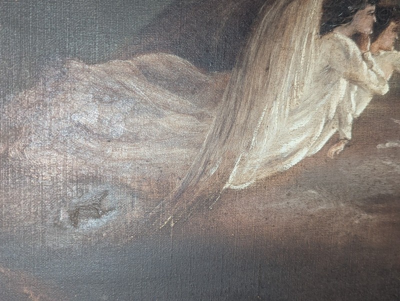 Antique Painting After John Knighton Thompson's First Easter Dawn Angels gallery