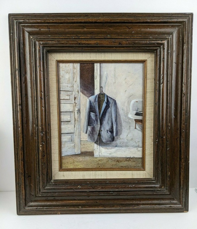 Joseph Orr Original Still Life Oil Painting Signed Framed Farmhouse 1979 listed