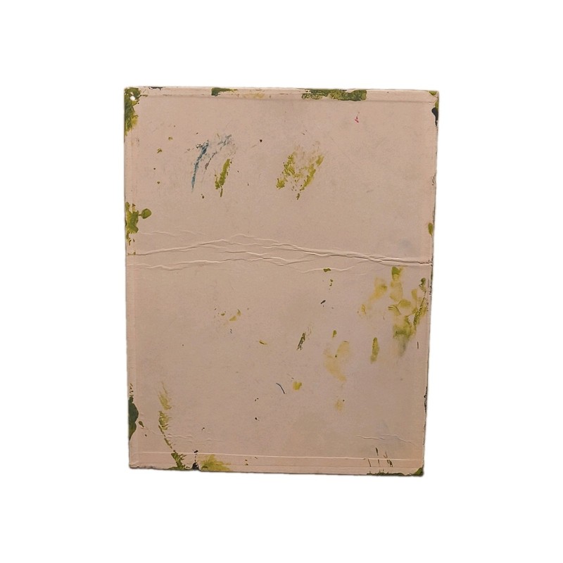 Original Abstract Contemporary Lemon Eye Painting on Canvas, Unframed gallery