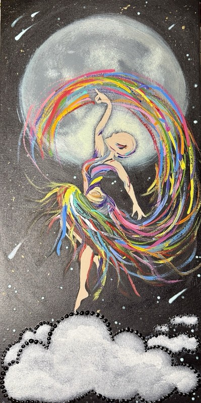 Dancing Lady Painting