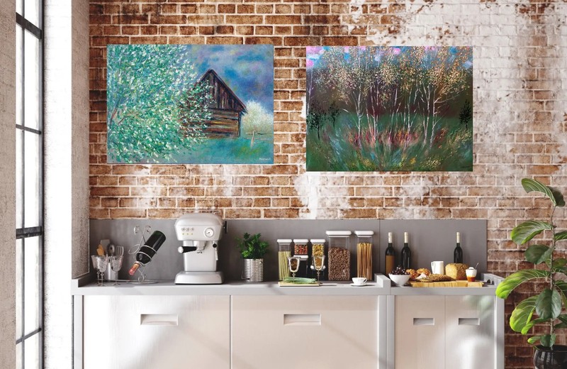 Bird-Cherry Tree in Bloom | Oil on Canvas | Painting gallery