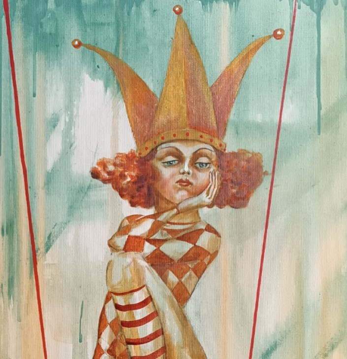 PAINTING ORIGINAL Oil canvas contemporary art MODERN by Pronkin 2026 SWING gallery
