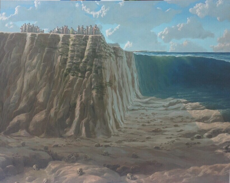 Death At Sea Lost At Sea Seascape Sea Escape Cuban Art Carlos Ariel Cuba Arte