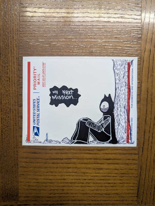 Graffiti Street Art Sticker Hand Made