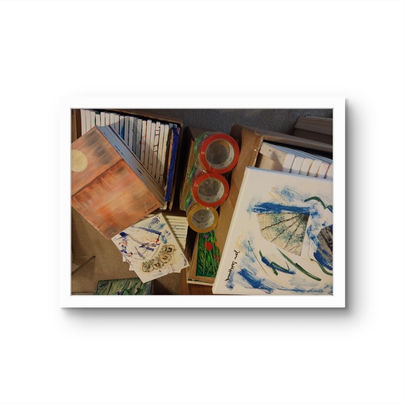 Modern Nostalgic Mixed Media Exercise Health 11x14 Original Signed Wall Art BACH gallery