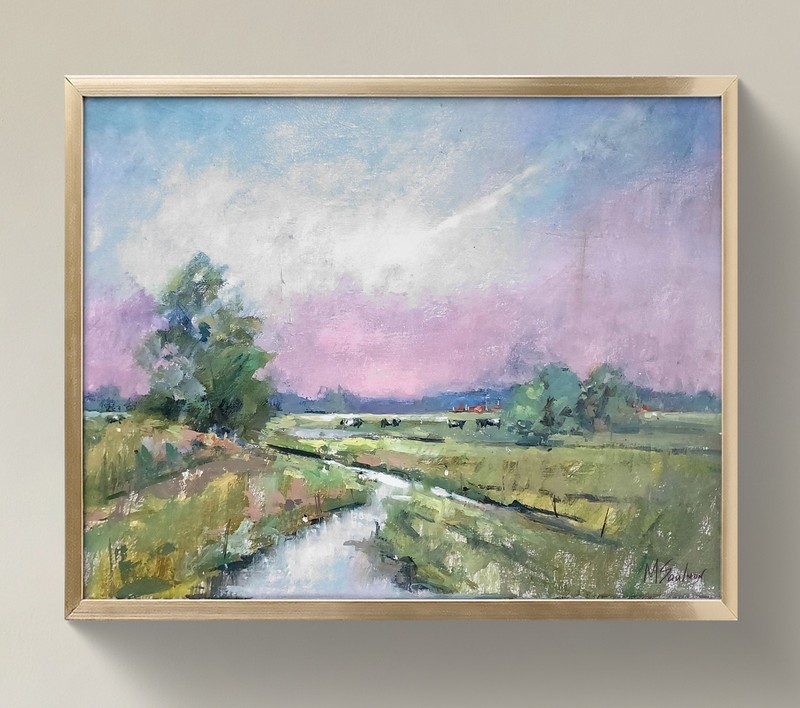 Original Impressionist Painting on 14in x11 in Canvas – Signed by the Artist
