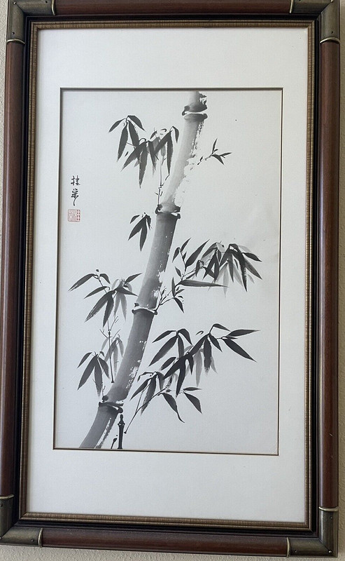 Original Chinese Brush Painting of Bamboo by Kuei Dorman #2