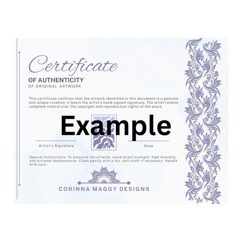 Original Hand Painted 9x12 Abstract Ink Monochrome Paper Art Signed Modern Piece gallery