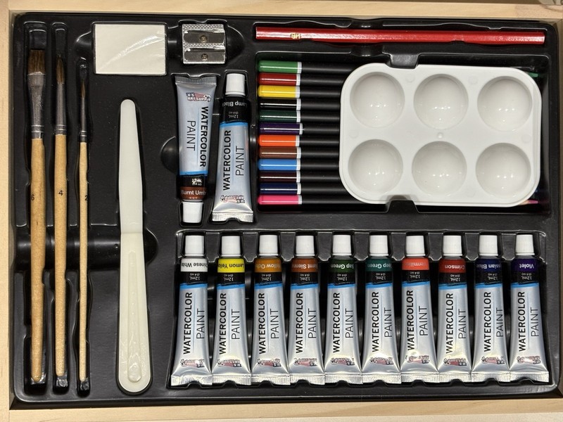 Complete 95-Piece Art Set with Portable Easel - Unleash Your Creativity Anywhere gallery