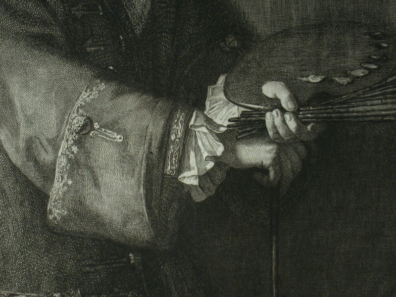 Antoine Jean DELZERS (1873-1956) Porträt eines Malers aus der Barockzeit. gallery