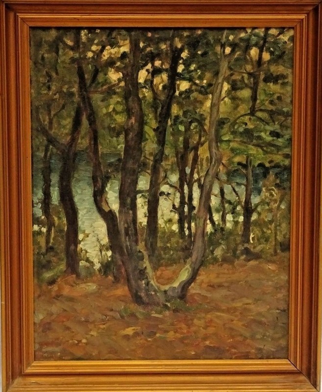 Sigismund De Ivanowski (American, 1874-1944) Landscape Oil Painting c.1900-1920