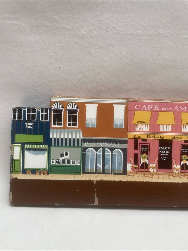 Double Sided Storefronts Decoration Wood 32 in Long 4.75 gallery