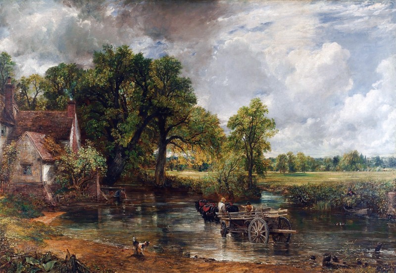 John Constable Hay Wain Painting Reproduction – Giclee Canvas/Paper/Stretched