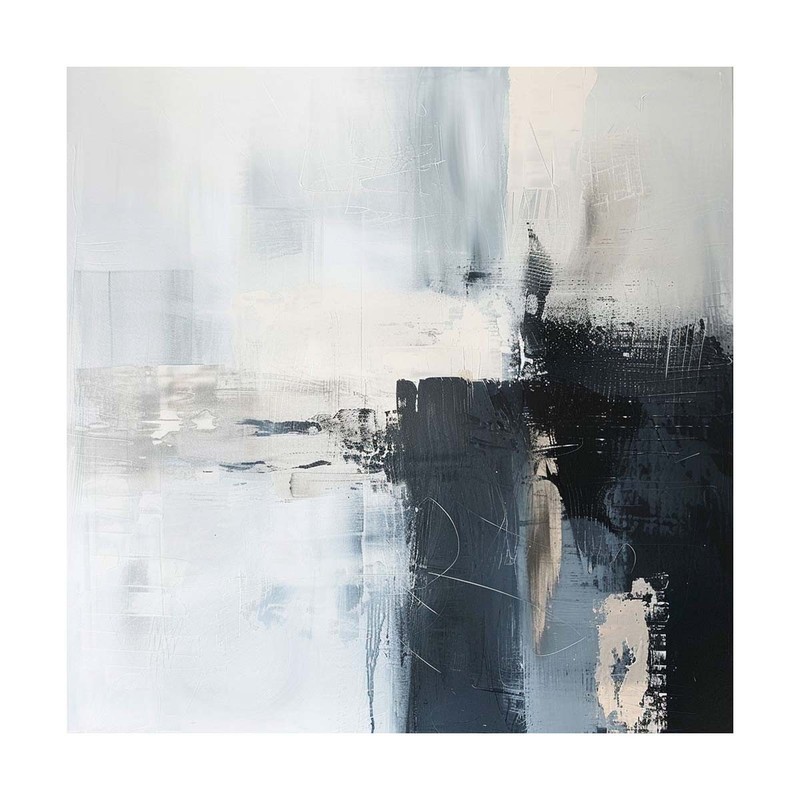 Large Textured Abstract Acrylic Oil Painting On Canvas Handmade Artwork A185
