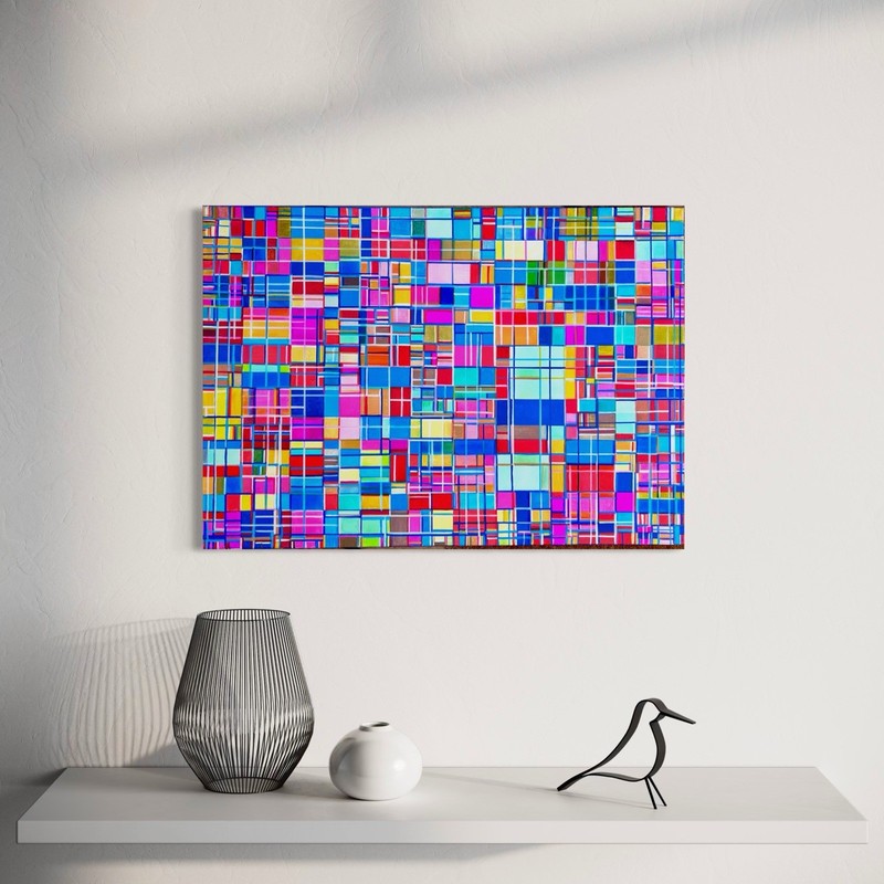 Original Acrylic Painting Picture Abstract Modern Hand Painted