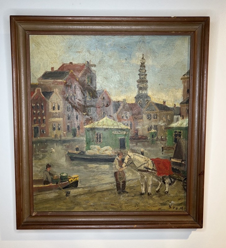 Vintage Impressionist Style Paining